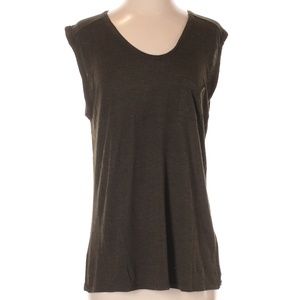 T by Alexander Wang Olive Green Sleeveless Top
